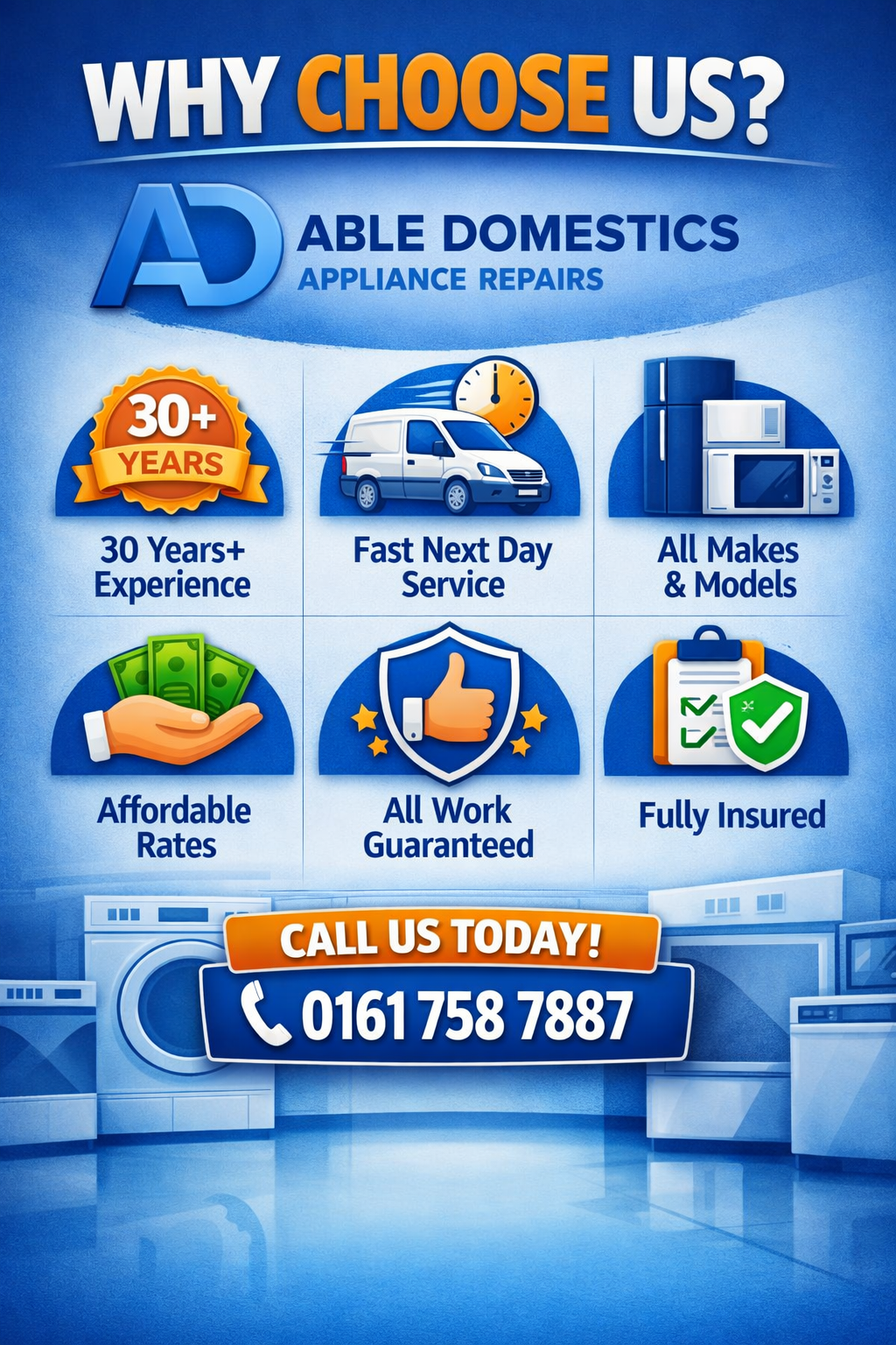 appliance repair company in manchester